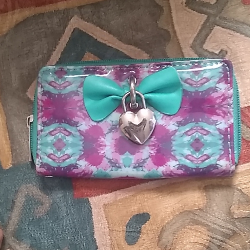 It is a girl wallet from clarie's